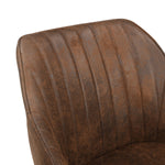 B-Ware Drehstuhl ARVIT, Braun | mit 360°-Drehfunktion