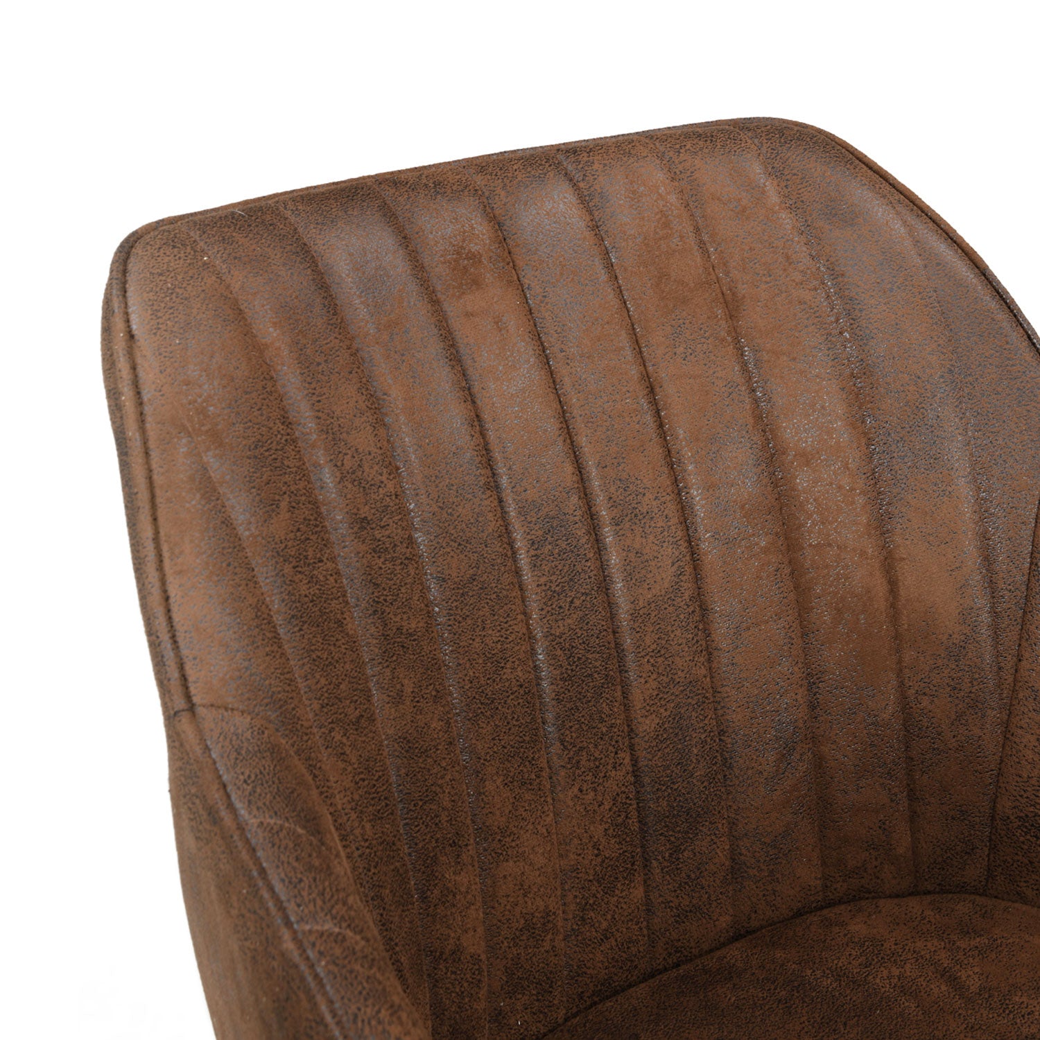 B-Ware Drehstuhl ARVIT, Braun | mit 360°-Drehfunktion