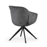 Esszimmerstuhl ARVIT – Drehbarer Stuhl mit Armlehnen & Cord oder Wildlederoptik | B&D home