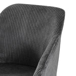 Esszimmerstuhl ARVIT – Drehbarer Stuhl mit Armlehnen & Cord oder Wildlederoptik | B&D home