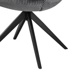 Esszimmerstuhl ARVIT – Drehbarer Stuhl mit Armlehnen & Cord oder Wildlederoptik | B&D home