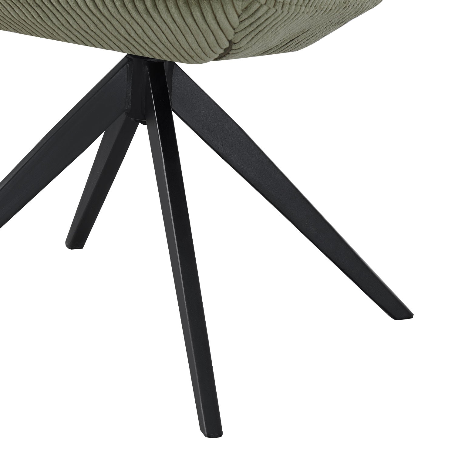 Esszimmerstuhl ARVIT – Drehbarer Stuhl mit Armlehnen & Cord oder Wildlederoptik | B&D home