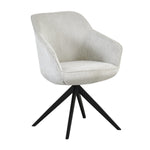 Esszimmerstuhl ARVIT – Drehbarer Stuhl mit Armlehnen & Cord oder Wildlederoptik