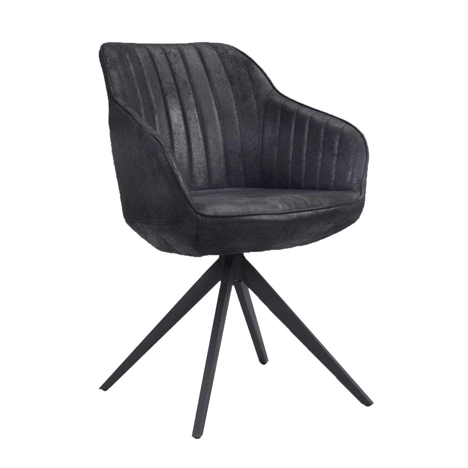 B-Ware Drehstuhl ARVIT, Schwarz, mit 360°-Drehfunktion