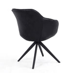 Esszimmerstuhl ARVIT – Drehbarer Stuhl mit Armlehnen & Cord oder Wildlederoptik | B&D home