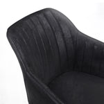 Esszimmerstuhl ARVIT – Drehbarer Stuhl mit Armlehnen & Cord oder Wildlederoptik | B&D home