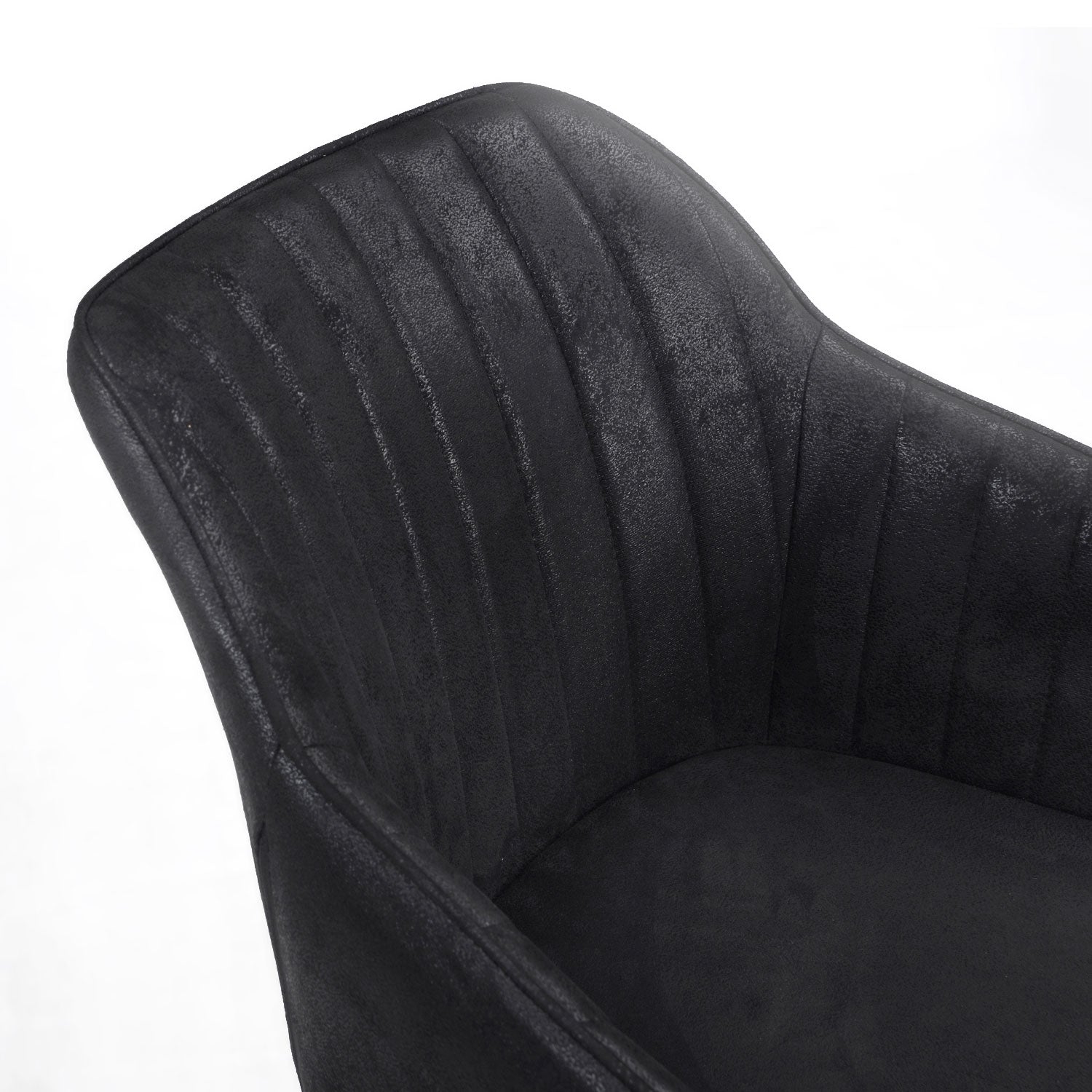 Esszimmerstuhl ARVIT – Drehbarer Stuhl mit Armlehnen & Cord oder Wildlederoptik | B&D home