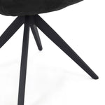 Esszimmerstuhl ARVIT – Drehbarer Stuhl mit Armlehnen & Cord oder Wildlederoptik | B&D home