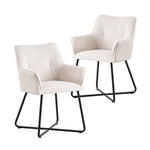 NELE, 2er Set - Moderner Polsterstuhl