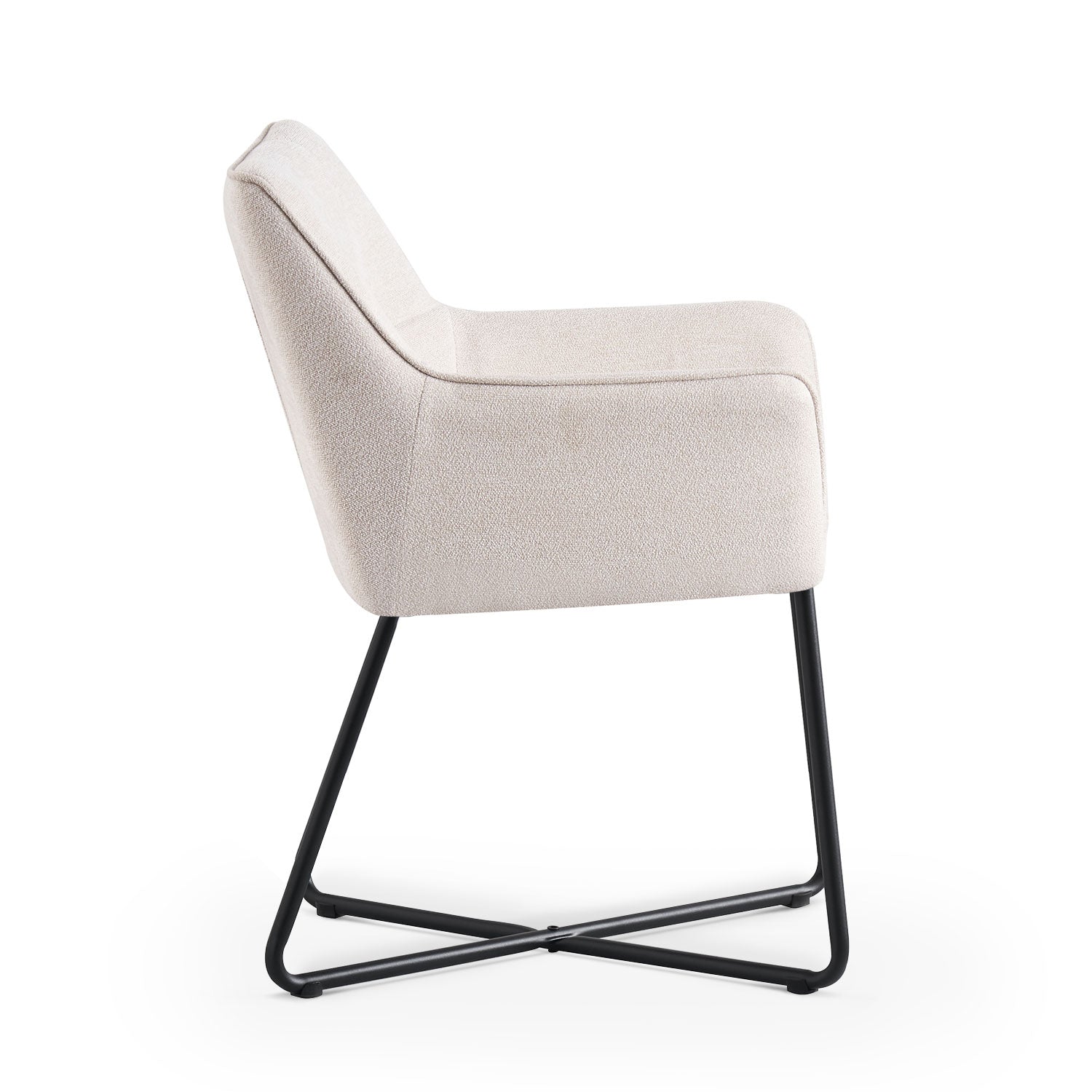 NELE, 2er Set - Moderner Polsterstuhl