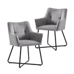 NELE, 2er Set - Moderner Polsterstuhl