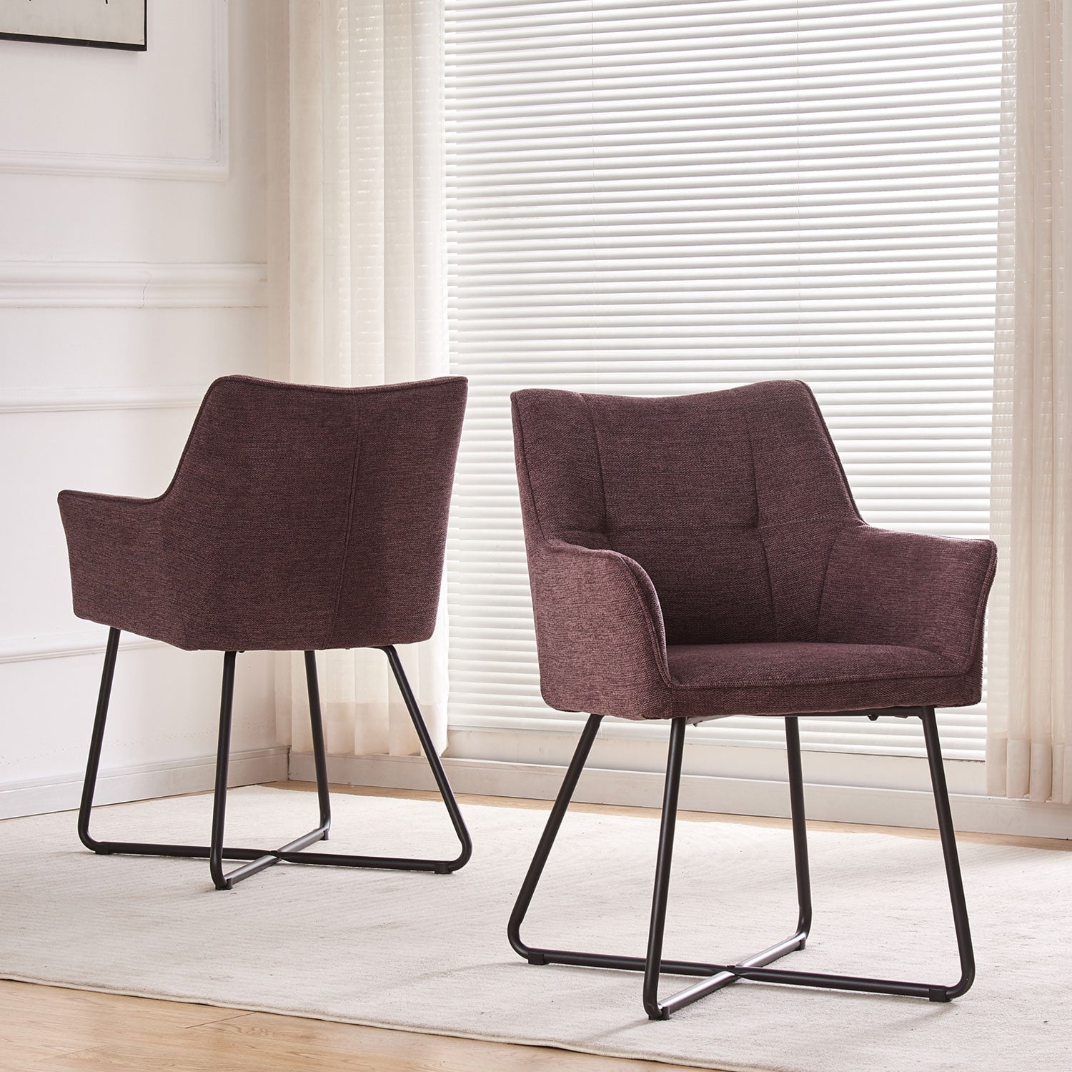 NELE, 2er Set - Moderner Polsterstuhl