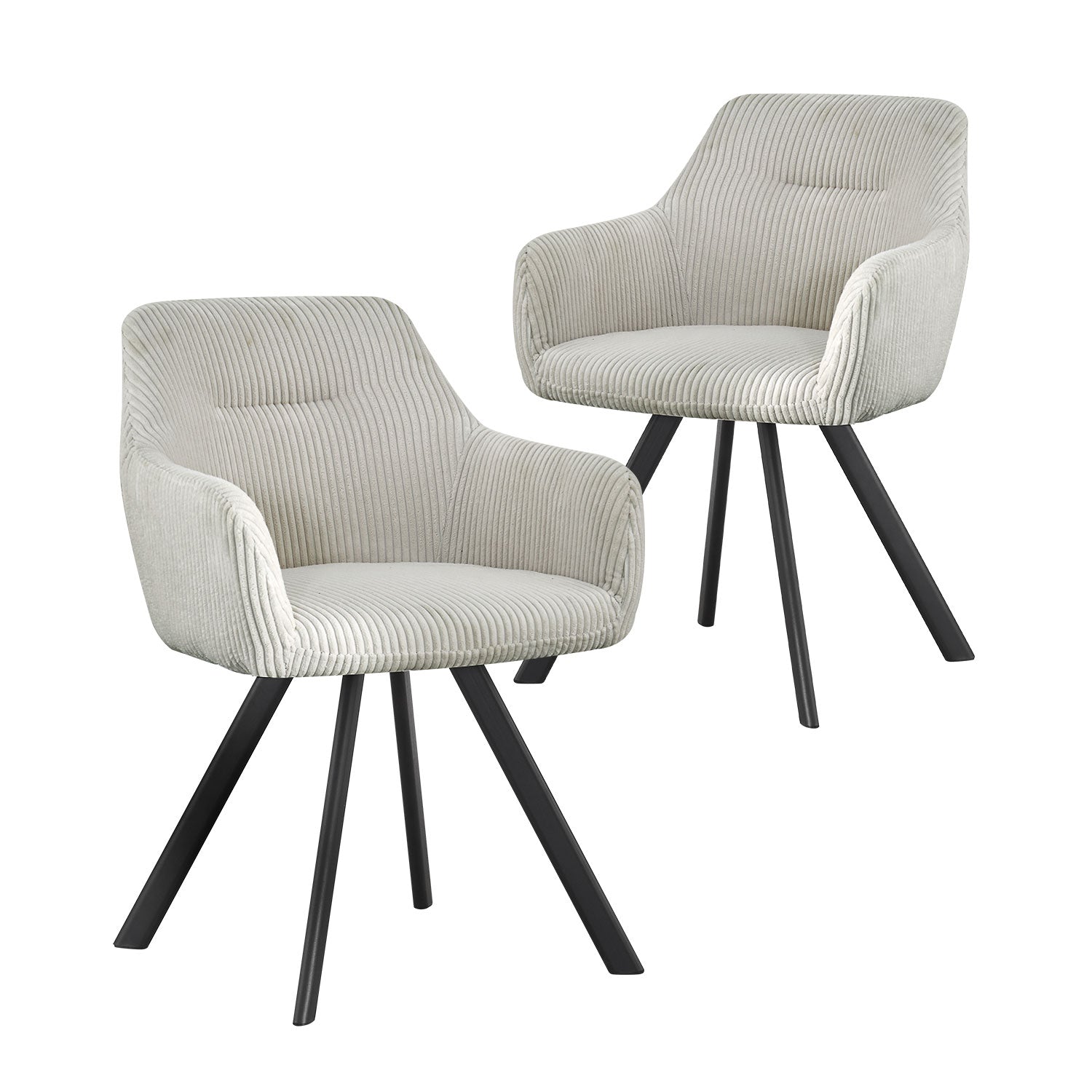 B-Ware Esszimmerstuhl CYRUS, 2er Set, Grau