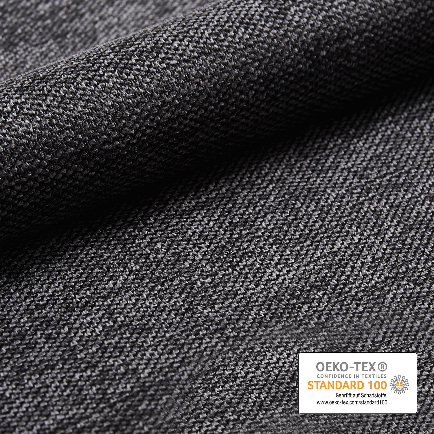 Esszimmerstühle 2er Set TANIA – Polsterstuhl mit Steppung & Holzbeinen