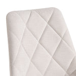 Esszimmerstühle 2er Set TANIA – Polsterstuhl mit Steppung & Holzbeinen