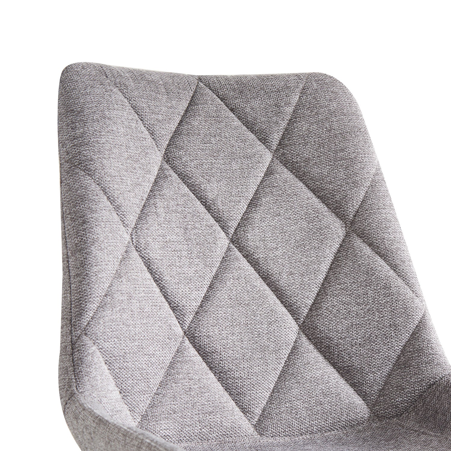 Esszimmerstühle 2er Set TANIA – Polsterstuhl mit Steppung & Holzbeinen