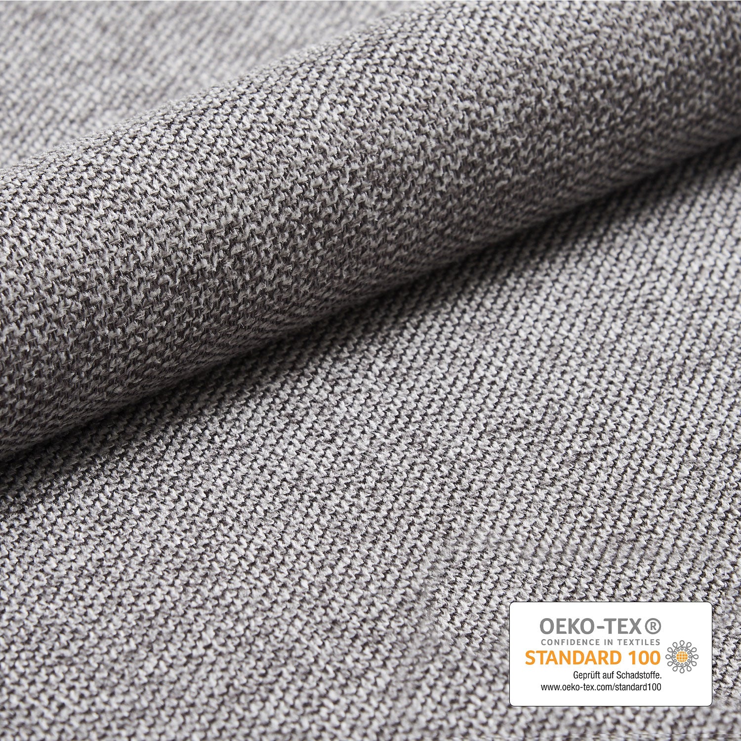 Esszimmerstühle 2er Set TANIA – Polsterstuhl mit Steppung & Holzbeinen