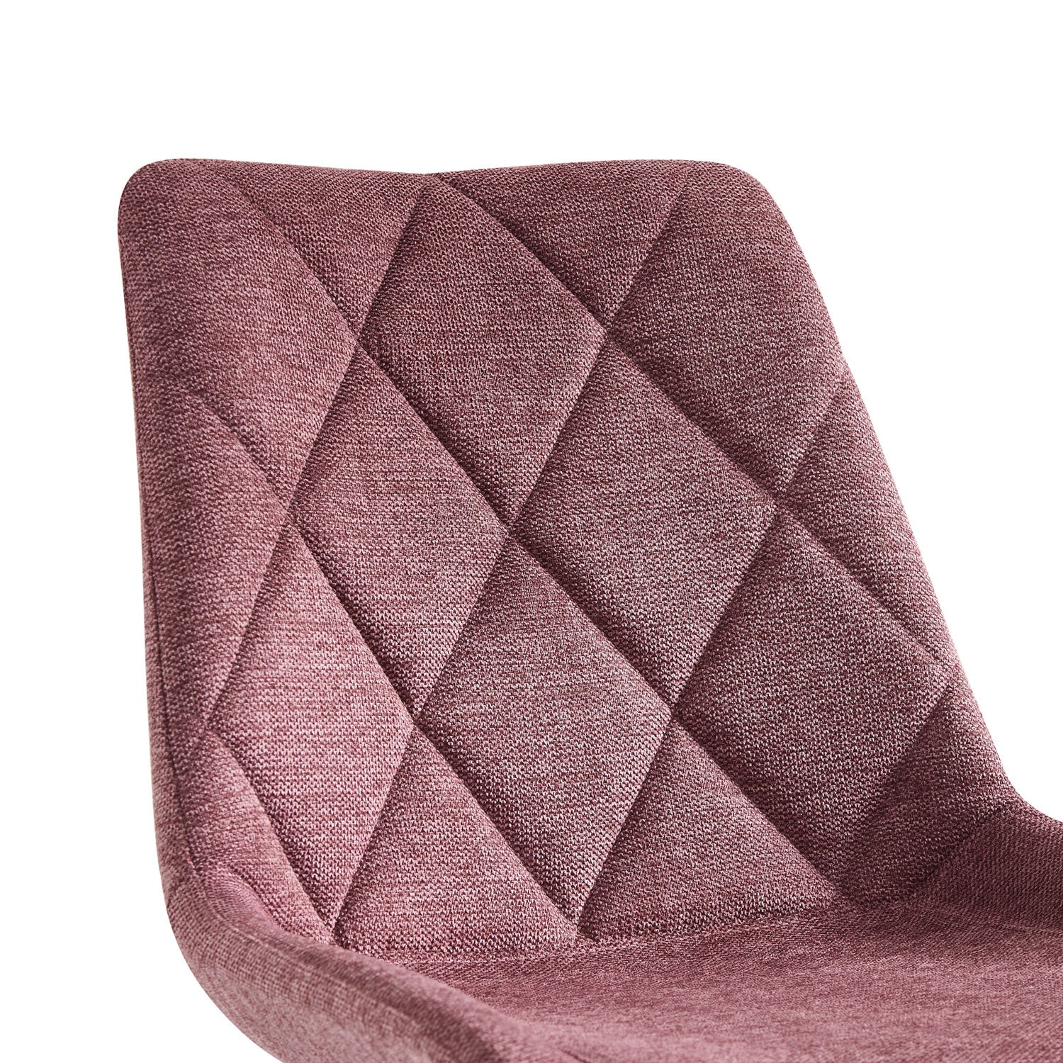 Esszimmerstühle 2er Set TANIA – Polsterstuhl mit Steppung & Holzbeinen