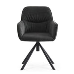 LATONA – Drehbarer Polsterstuhl mit Armlehne & Metallgestell