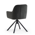 LATONA – Drehbarer Polsterstuhl mit Armlehne & Metallgestell