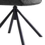 LATONA – Drehbarer Polsterstuhl mit Armlehne & Metallgestell