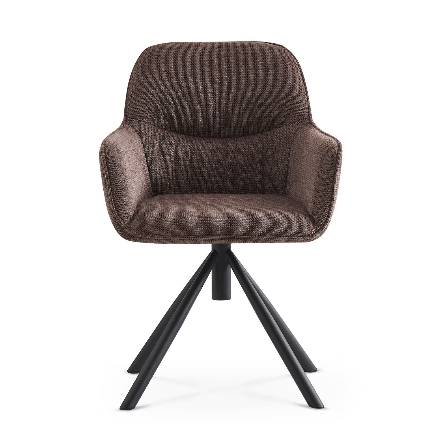 LATONA – Drehbarer Polsterstuhl mit Armlehne & Metallgestell