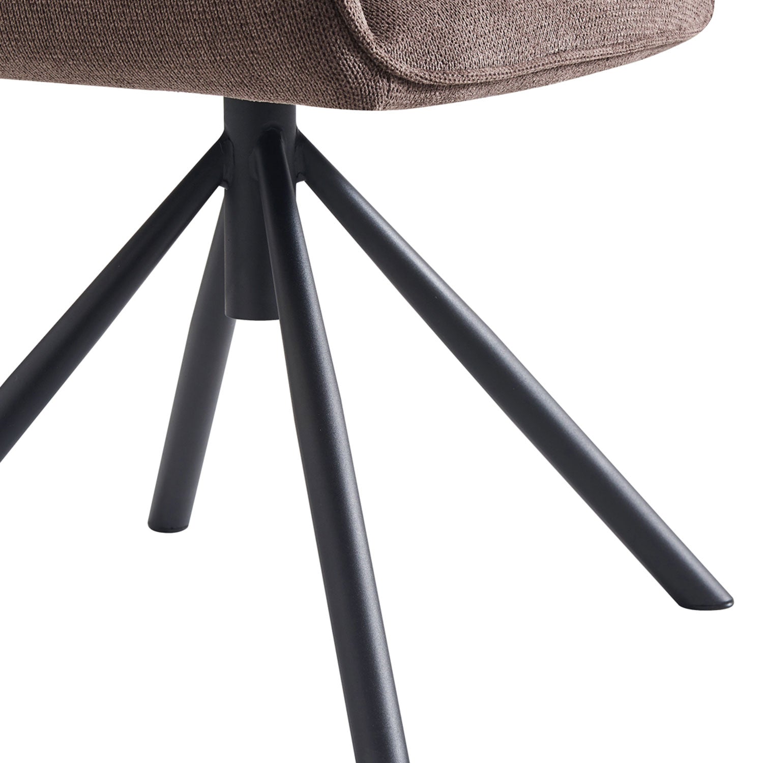 LATONA – Drehbarer Polsterstuhl mit Armlehne & Metallgestell