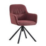 LATONA – Drehbarer Polsterstuhl mit Armlehne & Metallgestell