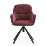 LATONA – Drehbarer Polsterstuhl mit Armlehne & Metallgestell