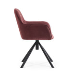 LATONA – Drehbarer Polsterstuhl mit Armlehne & Metallgestell