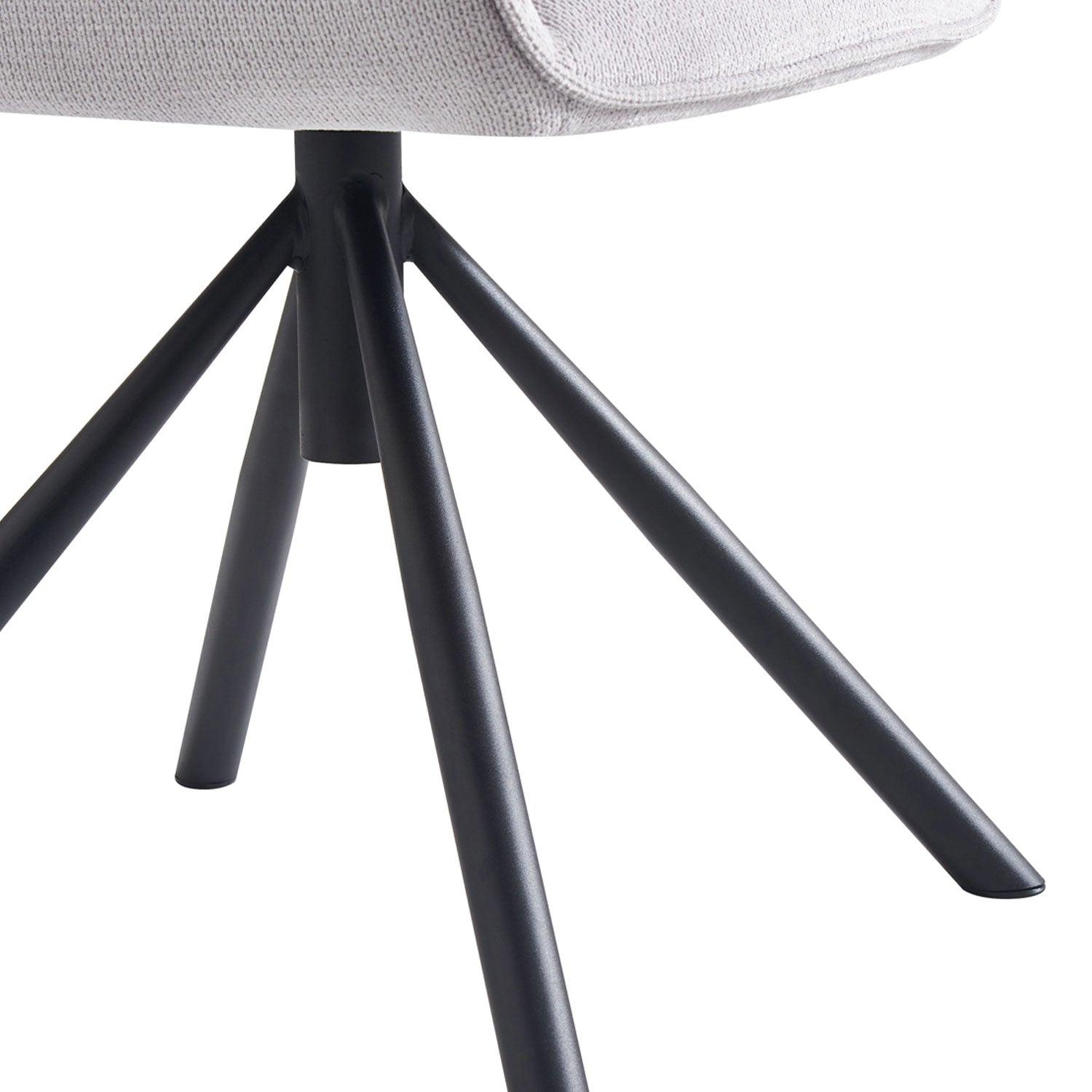 LATONA – Drehbarer Polsterstuhl mit Armlehne & Metallgestell