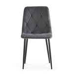 C-Ware Esszimmerstuhl VICKA, 2er Set, Grau  (ungeprüfte Retoure)