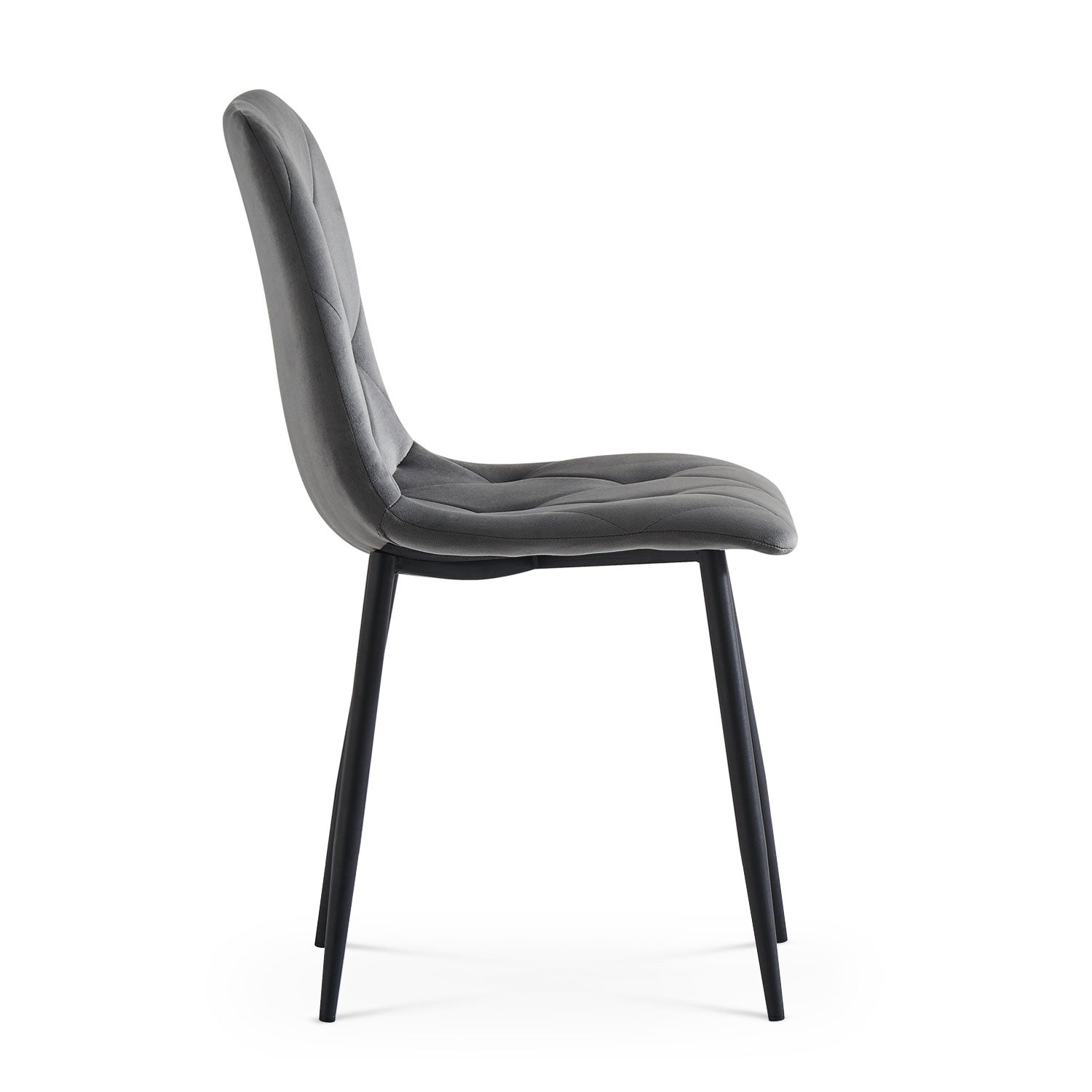 C-Ware Esszimmerstuhl VICKA, 2er Set, Grau  (ungeprüfte Retoure)