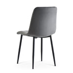 C-Ware Esszimmerstuhl VICKA, 2er Set, Grau  (ungeprüfte Retoure)