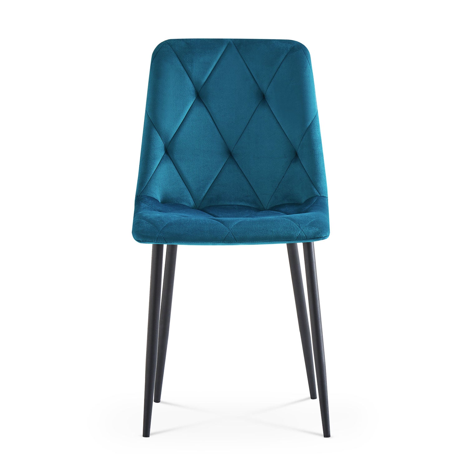 C-Ware Esszimmerstuhl VICKA, 4er Set, Petrol  (ungeprüfte Retoure)