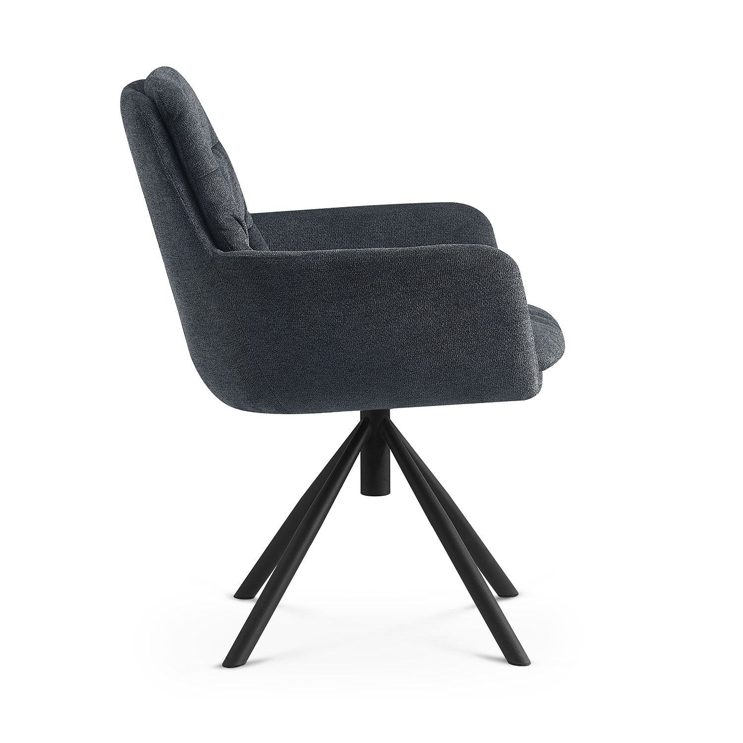 B-Ware Esszimmerstuhl CAZAR, Anthrazit