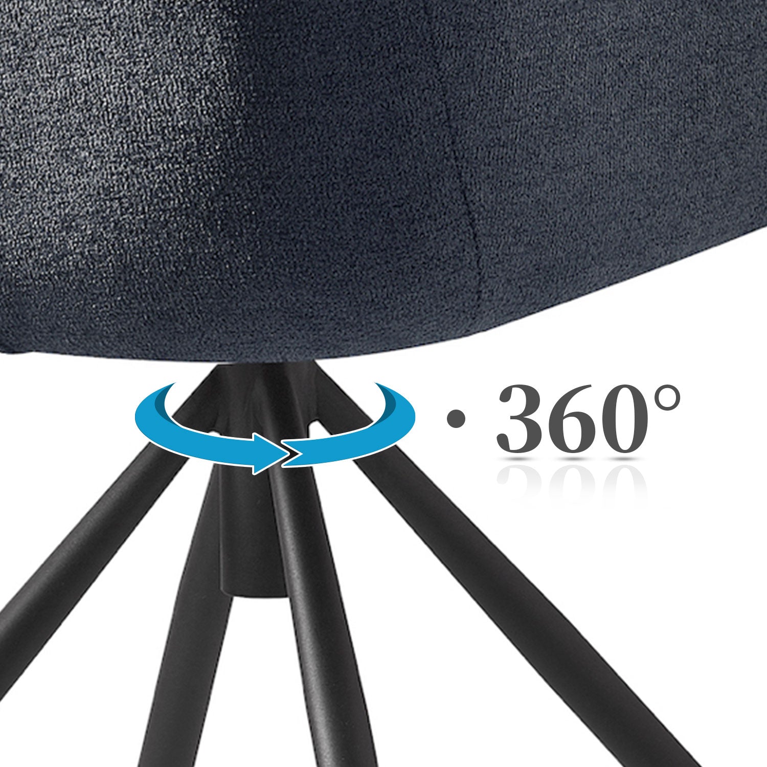 B-Ware Esszimmerstuhl CAZAR, Anthrazit