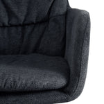 CAZAR – Drehbarer Polsterstuhl mit Armlehne & Metallgestell