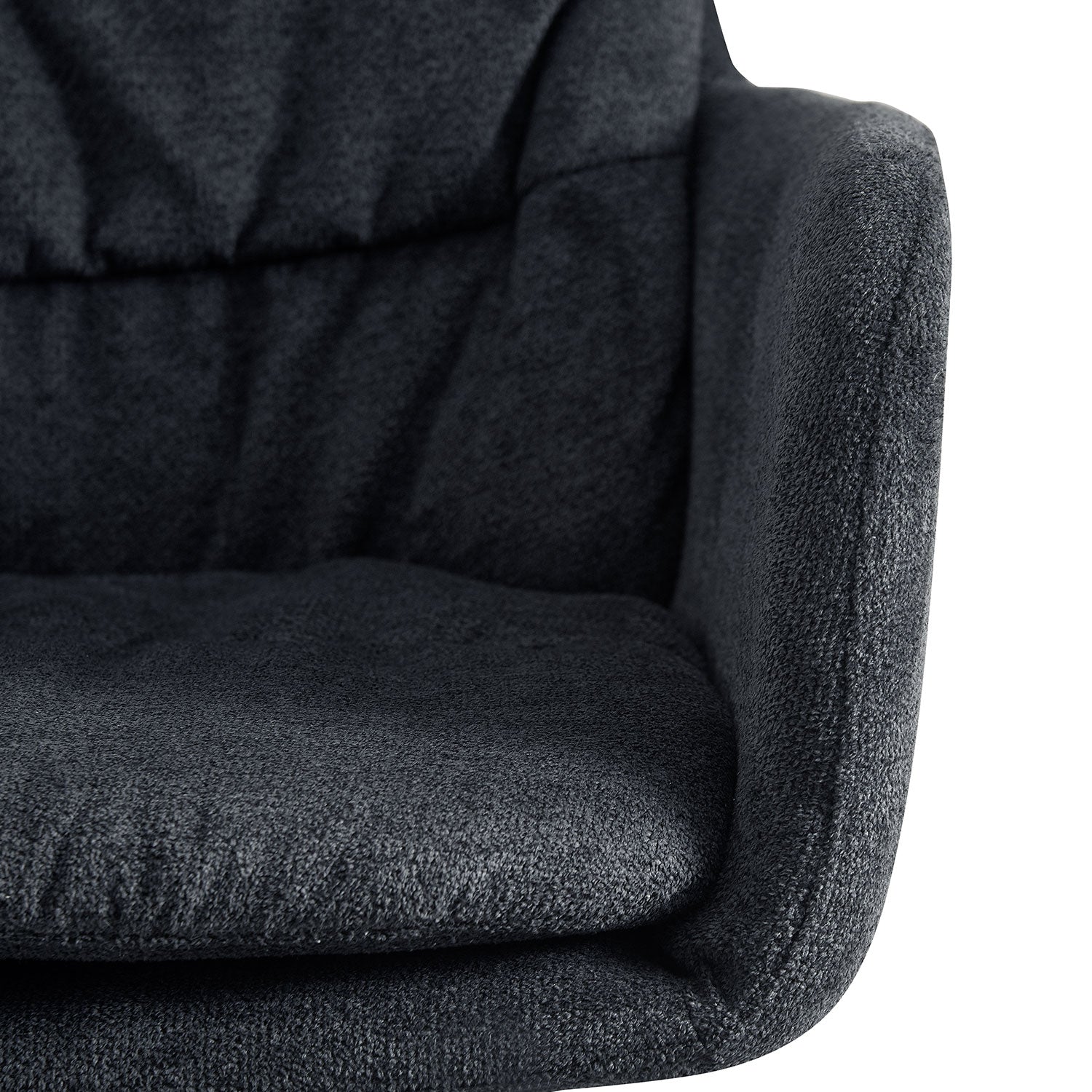 CAZAR – Drehbarer Polsterstuhl mit Armlehne & Metallgestell