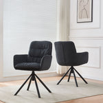 CAZAR – Drehbarer Polsterstuhl mit Armlehne & Metallgestell