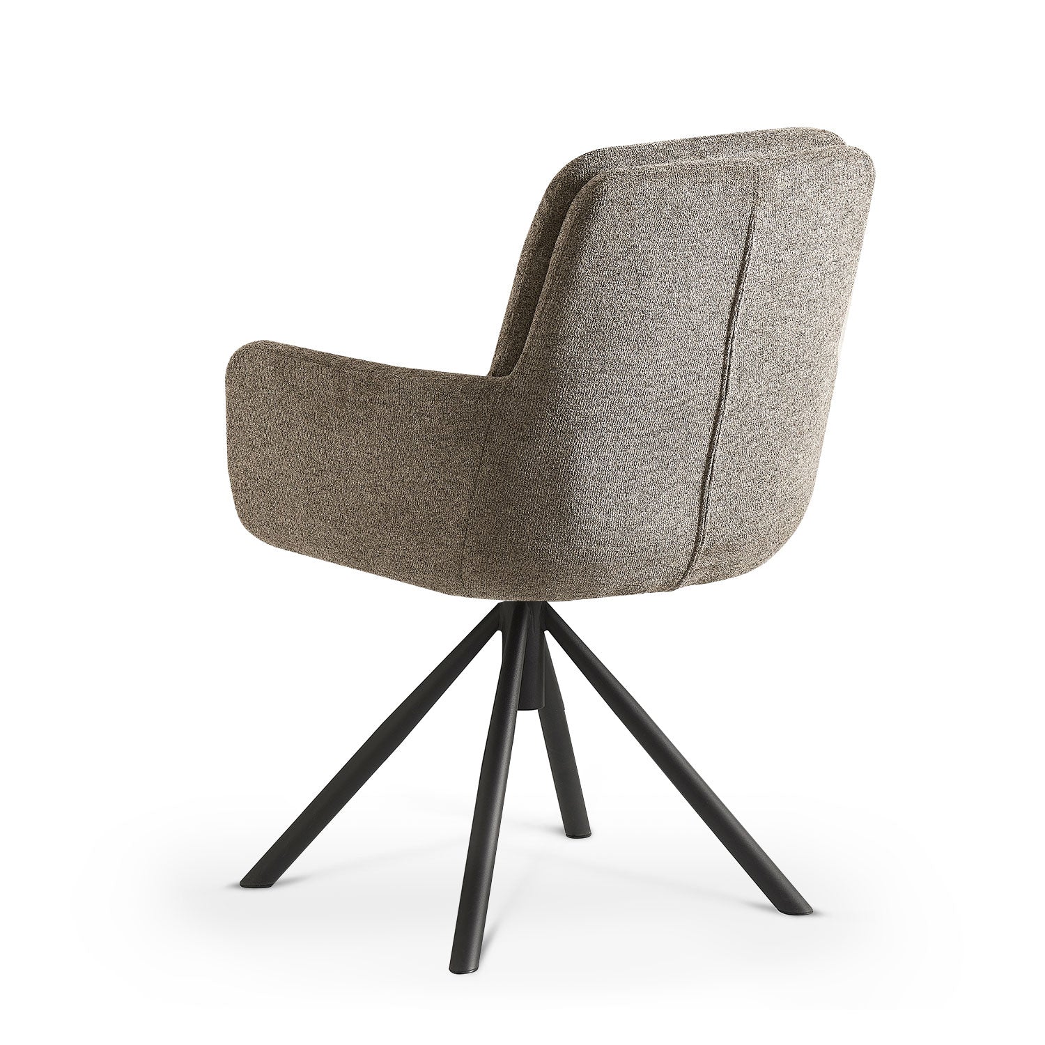 CAZAR – Drehbarer Polsterstuhl mit Armlehne & Metallgestell