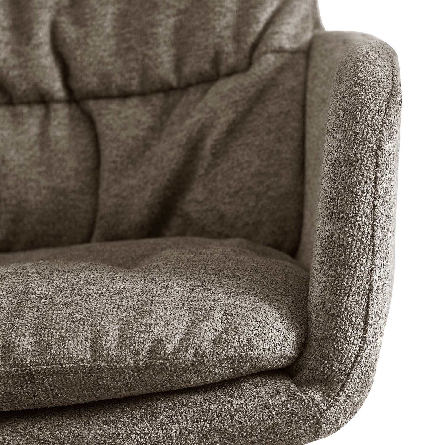 CAZAR – Drehbarer Polsterstuhl mit Armlehne & Metallgestell