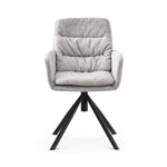 CAZAR – Drehbarer Polsterstuhl mit Armlehne & Metallgestell