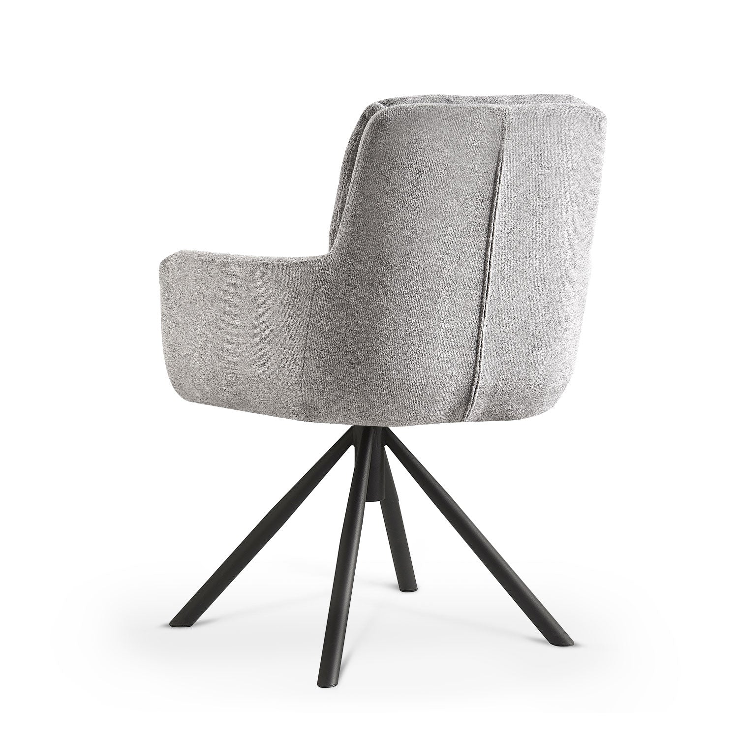 CAZAR – Drehbarer Polsterstuhl mit Armlehne & Metallgestell