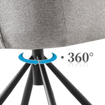 CAZAR – Drehbarer Polsterstuhl mit Armlehne & Metallgestell