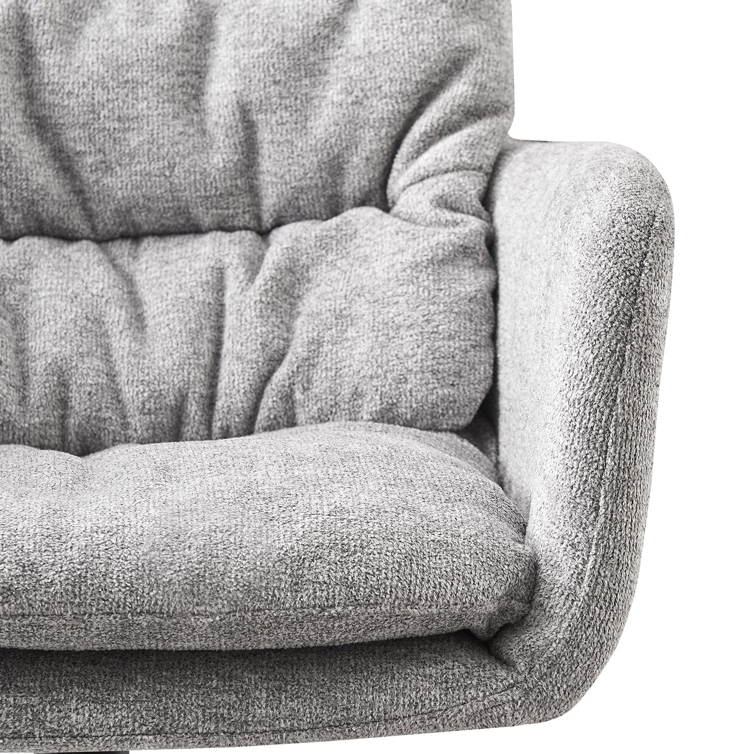 CAZAR – Drehbarer Polsterstuhl mit Armlehne & Metallgestell