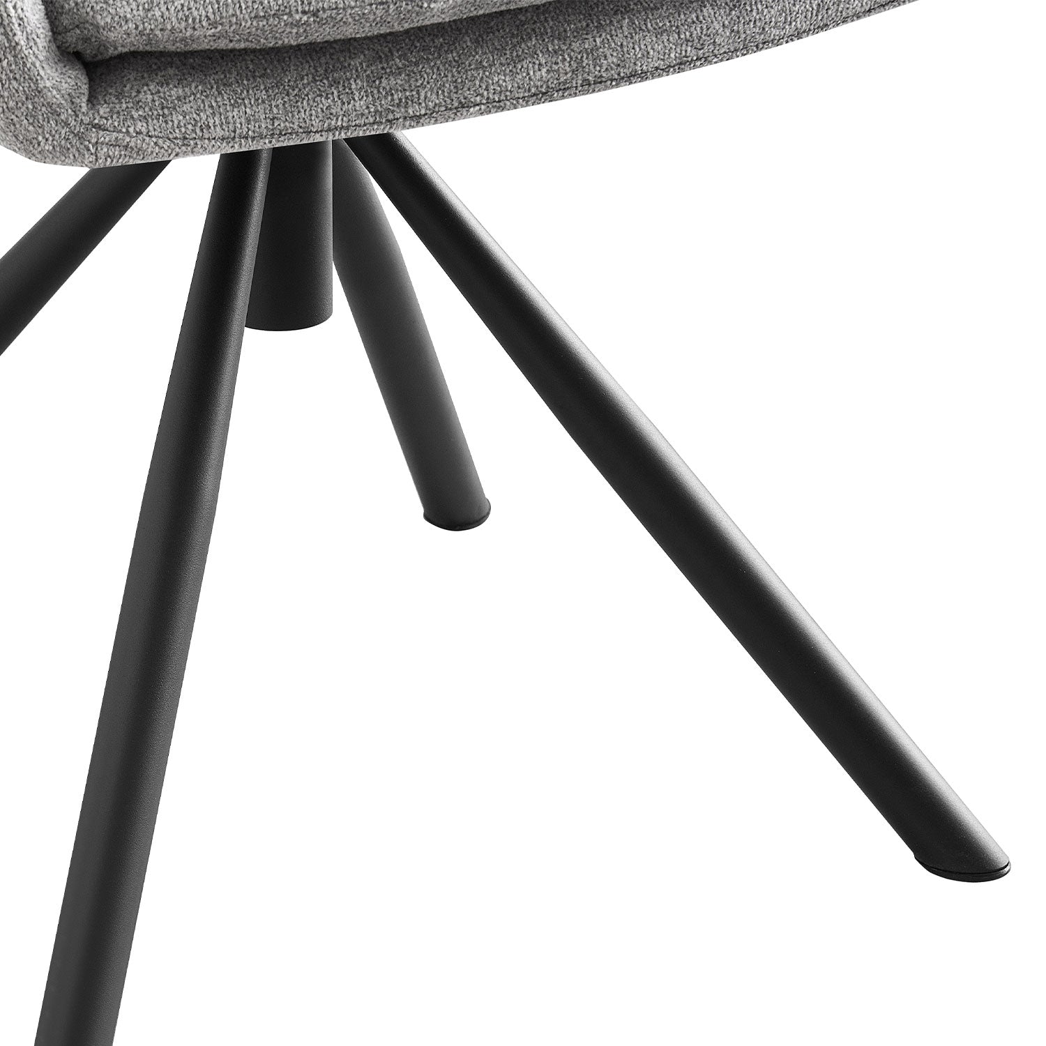 CAZAR – Drehbarer Polsterstuhl mit Armlehne & Metallgestell