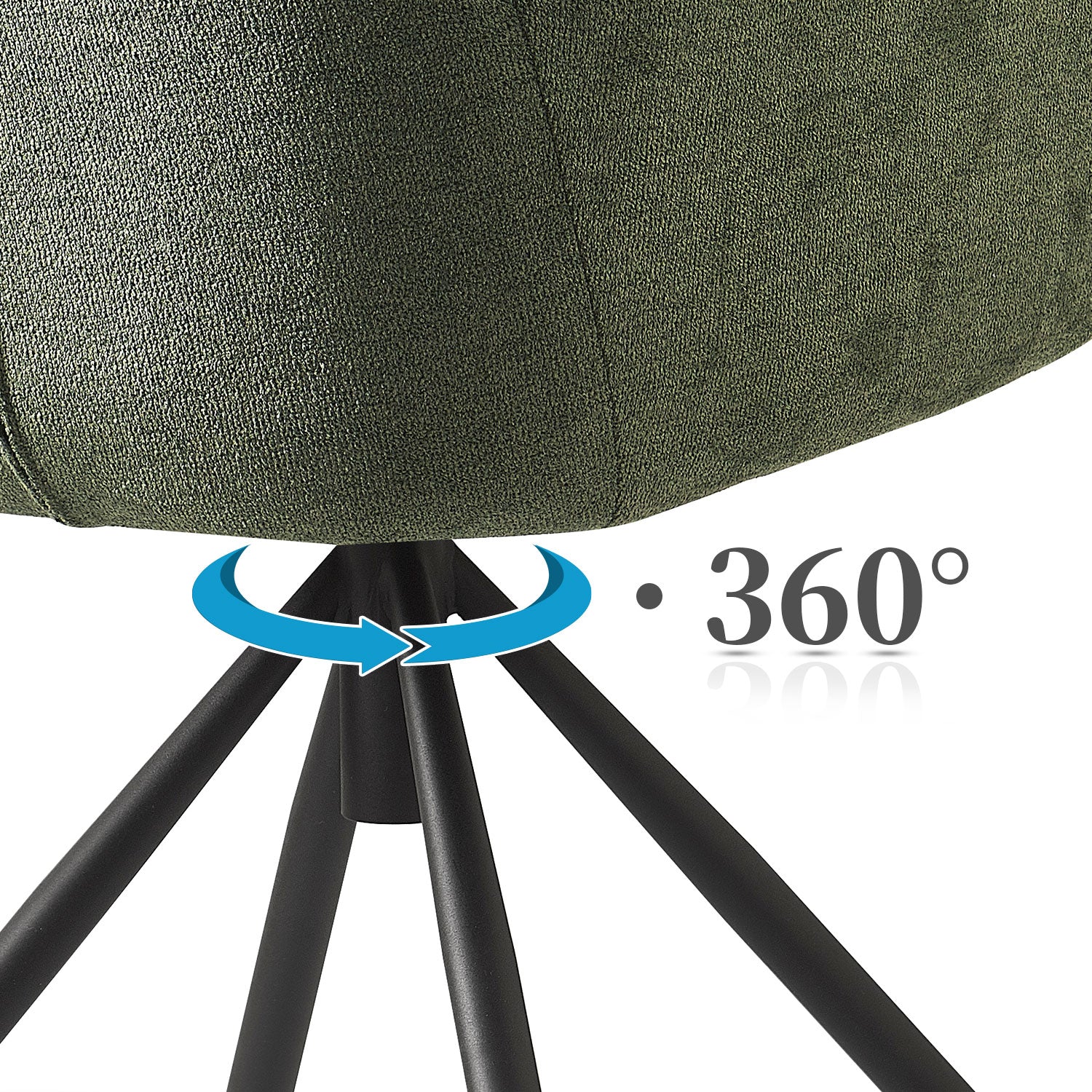 B-Ware Esszimmerstuhl CAZAR, Grün