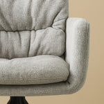 CAZAR – Drehbarer Polsterstuhl mit Armlehne & Metallgestell