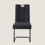 Esszimmerstühle 2er Set SOFIA – Schwingstuhl mit Griff & Federkern Polsterung